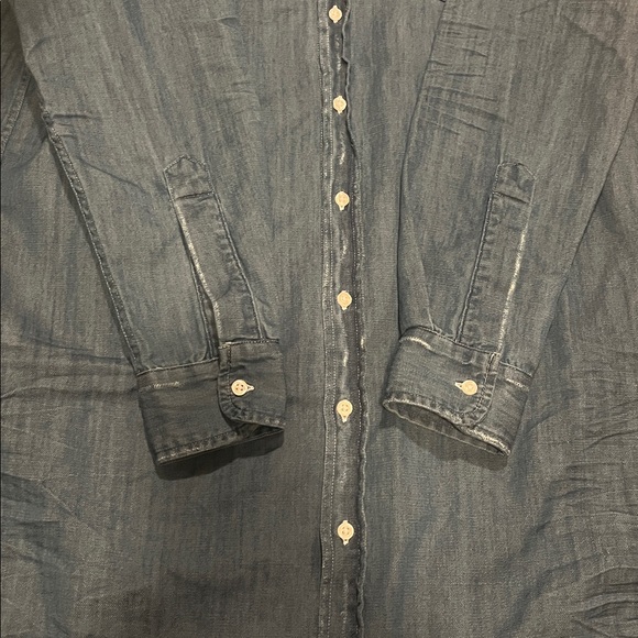 Frank & Eileen | Mary Classic Shirtdress | Vintage Stonewashed Indigo | Size XS - Picture 8 of 9